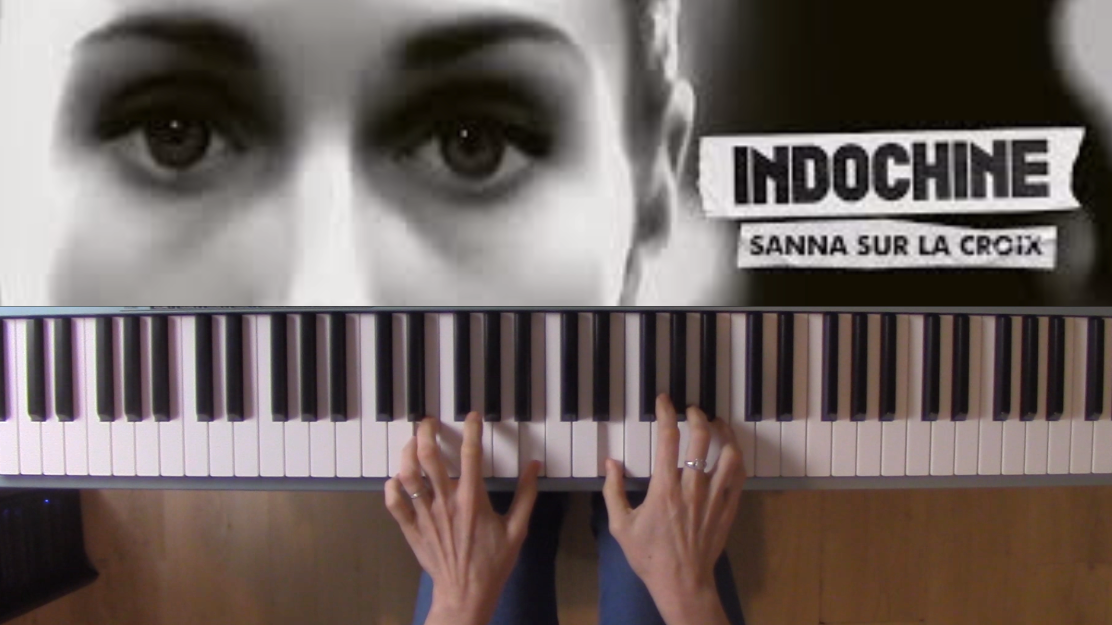 « Sanna sur la croix », Indochine (piano solo)